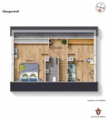 Grundriss Obergescho� ***Handwerker aufgepasst - Gepflegtes Siedlungshaus auf gro�em Grundst�ck***