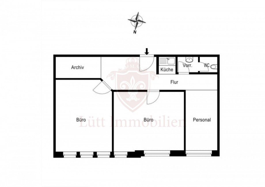 Grundriss B�rofl�che Quickborn