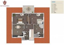 Grundriss Obergescho� Luxuri�se Toskana Villa in ruhiger Lage von Halstenbek