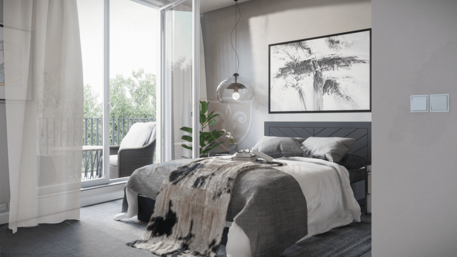 MFH Schlafzimmer Penthousewohnung Hamburg