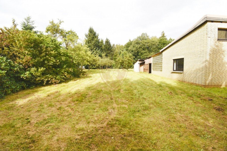Blick in den Garten Einfamilienhaus Lentf�hrden