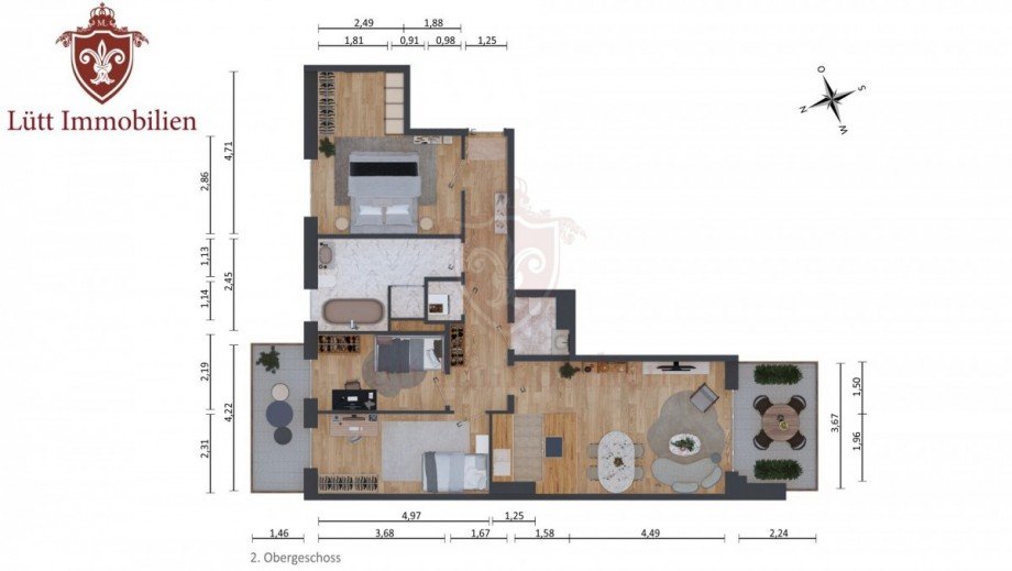 Grundriss Etagenwohnung Hamburg