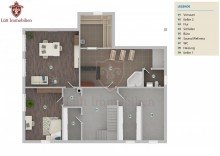 Grundriss Untergescho� Luxuri�se Toskana Villa in ruhiger Lage von Halstenbek