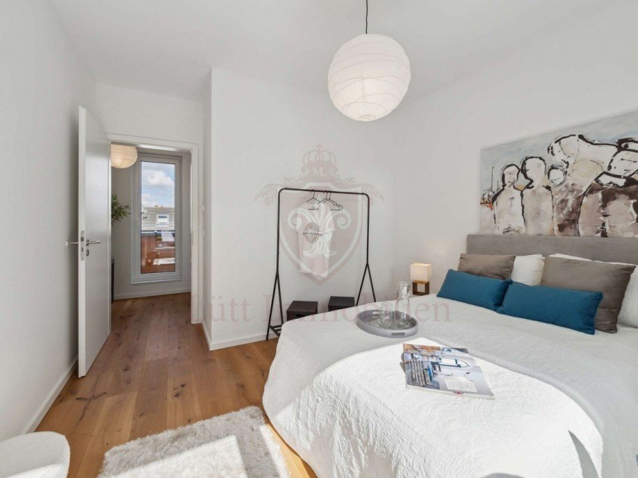 Schlafzimmer Stadthaus Hamburg