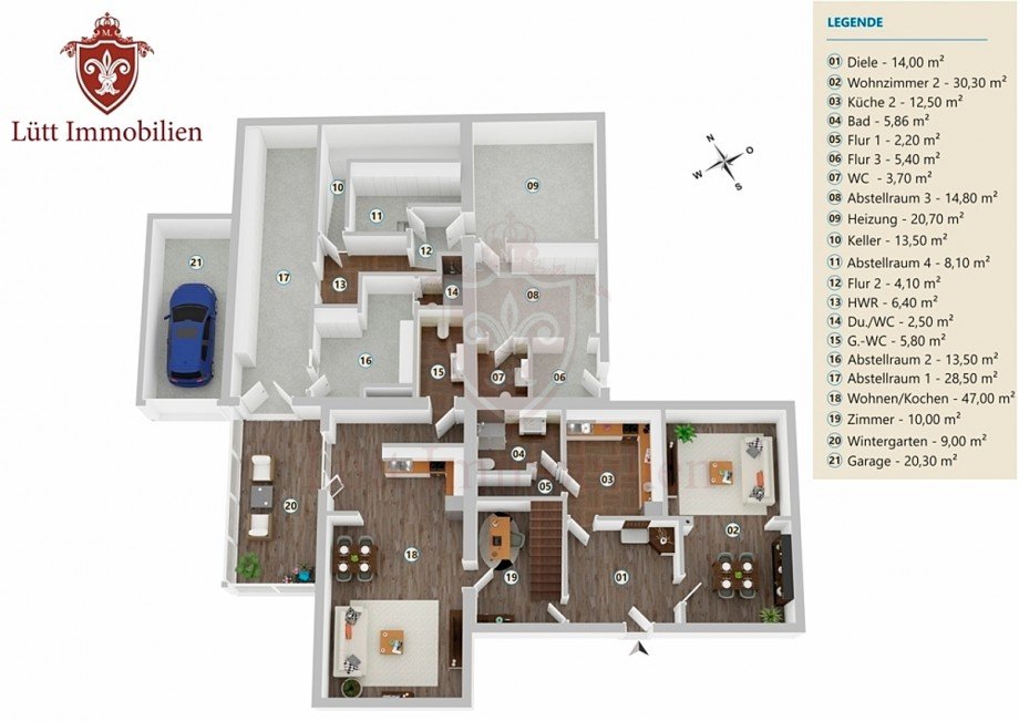Grundriss Erdgescho� Zweifamilienhaus Schmalfeld